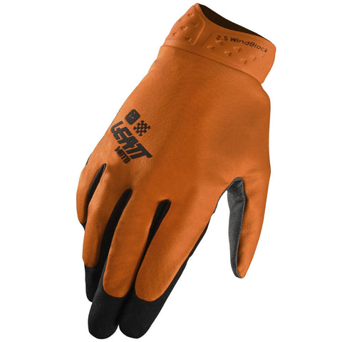 2027 Leatt Moto 2.5 Windblock Gloves Orange