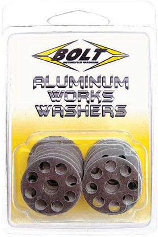 Bolt Hardware 18mm Aluminium Works Washers - 10 Pack