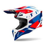 Airoh Wraap Feel Blue Red Gloss Helmet