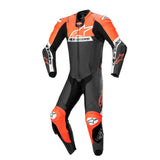 Alpinestars Missile V2 Ward 1 Pc Leather Suit Black Red Fluo White