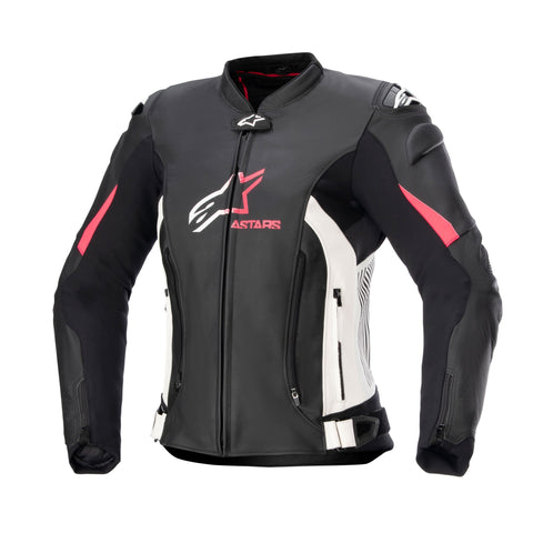 Alpinestars Stella Gp Plus V4 Leather Jkt Black White Diva Pink