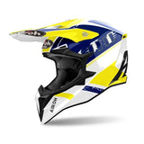 Airoh Wraap Feel Yellow Blue Gloss Helmet