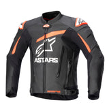 Alpinestars Gp Plus V4 Leather Jkt Black Red Fluo White