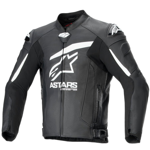 Alpinestars Gp Plus V4 Airflow Leather Jacket Black White