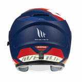 MT Avenue Helmet Sideway Matt Blue Red White