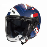 MT Avenue Helmet Sideway Matt Blue Red White