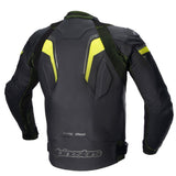 Alpinestars Gp Plus R V3 Rideknit Leather Jkt Black Yellow Fluo