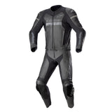 Alpinestars GP Force Chaser Leather Suit 2 Pc Black Black