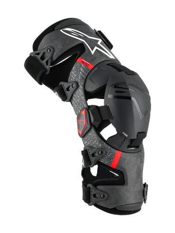 Alpinestars RK10 Plasma Carbon Knee Braces Black Red