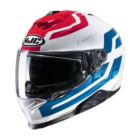 HJC I71 Enta White Red Blue Helmet