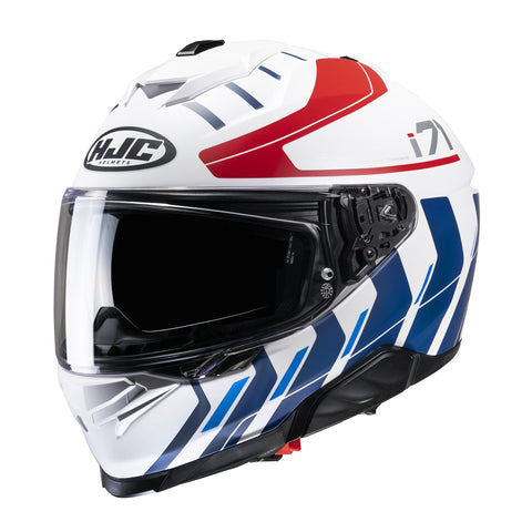 HJC I71 Simo White Red Blue Helmet