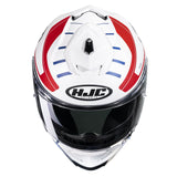 HJC I71 Simo White Red Blue Helmet