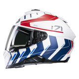 HJC I71 Simo White Red Blue Helmet