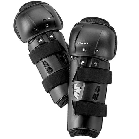 Thor Sector Black Youth Knee Guards