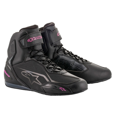 Alpinestars Stella Faster-3 Shoes Black & Fuchsia