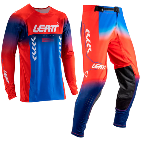 2026 Leatt 5.5 Ultraweld Kit Combo Royal Blue Red