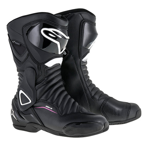 Alpinestars Stella SMX 6 v2 Boot Drystar Black White & Fuchsia