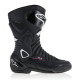 Alpinestars Stella SMX 6 v2 Boot Drystar Black White & Fuchsia