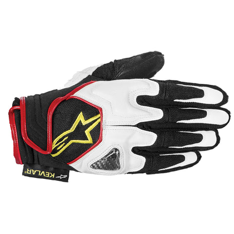 Alpinestars Scheme Gloves White Black Red & Fluo