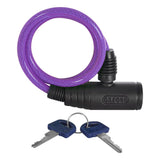 Oxford Bumper Cable Lock Purple 6mm x 600mm