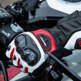 Oxford RP-2R Glove White Black & Red