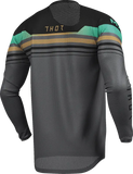 2026 Thor Jersey Launchmode Vent Raptor Black Charcoal