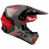 Fly Racing 2025 Formula CP Slice Helmet Grey Red Black