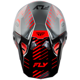 Fly Racing 2025 Formula CP Slice Helmet Grey Red Black