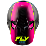 Fly Racing 2025 Formula CC Underglow Helmet Black Pink Blue