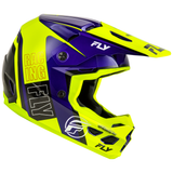 Fly Racing 2025 Kinetic Rally Helmet Hi-Viz Blue Black