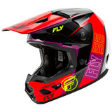 Fly Racing 2025 Kinetic Rally Helmet Red Black White