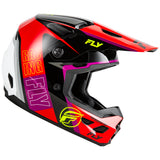 Fly Racing 2025 Kinetic Rally Helmet Red Black White