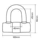 Oxford HD MAX Disc Lock Orange