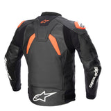 Alpinestars Gp Plus V4 Leather Jkt Black Red Fluo White