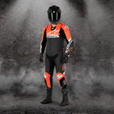 Alpinestars Missile V2 Ward 1 Pc Leather Suit Black Met Grey