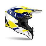 Airoh Wraap Feel Yellow Blue Gloss Helmet