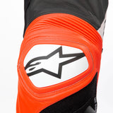 Alpinestars Missile V2 Ward 1 Pc Leather Suit Black White Red Fluo