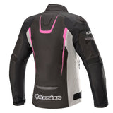 Alpinestars Stella T-Jaws v3 Waterproof Jacket Black White & Fuchsia