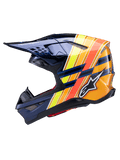 Alpinestars Helmet SM10 TLD Blue Orange Yellow Flo Red