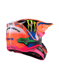 Alpinestars Helmet SM10 Deegan Orange Flo Purple Pink