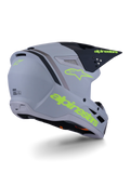 Alpinestars Helmet SM3 Radium Helmet Gray Black Yellow Matt