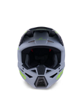 Alpinestars Helmet SM3 Radium Helmet Gray Black Yellow Matt