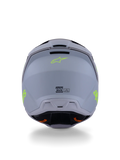 Alpinestars Helmet SM3 Radium Helmet Gray Black Yellow Matt