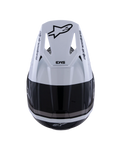 Alpinestars Helmet SM3 Radium Helmet Black White Gray Gloss