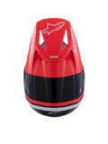 Alpinestars Helmet SM3 Radium Helmet Black Red Fluo White Gloss