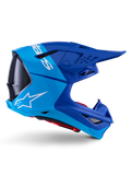 Alpinestars Helmet Supertech SM10 Flood Helmet  - Met Blue Med Blue Blk Carbon