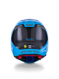 Alpinestars Helmet Supertech SM10 Flood Helmet  - Met Blue Med Blue Blk Carbon