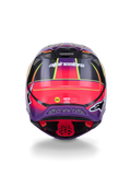Alpinestars Helmet Supertech SM10 Era Helmet - Pink Violet Yellow Fluo Gloss