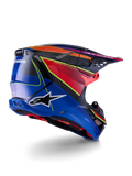 Alpinestars Helmet Supertech SM10 Era Helmet - Blue Red Yellow Fluo Gloss