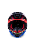 Alpinestars Helmet Supertech SM10 Era Helmet - Blue Red Yellow Fluo Gloss